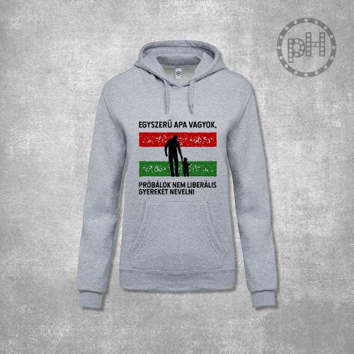 EGYSZERŰ APA SZÜRKE BELEBÚJÓS PULÓVER