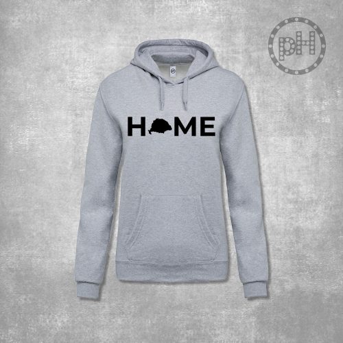 HOME SZÜRKE BELEBÚJÓS PULÓVER