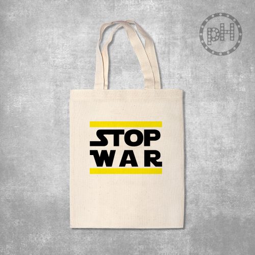 stop war vászontáska