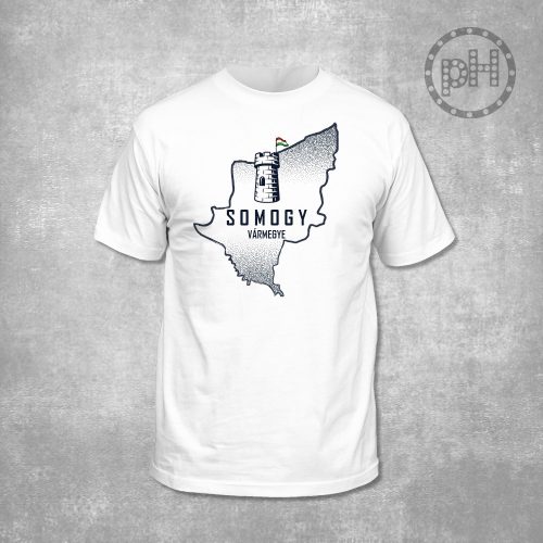 Somogy környakú fehér póló