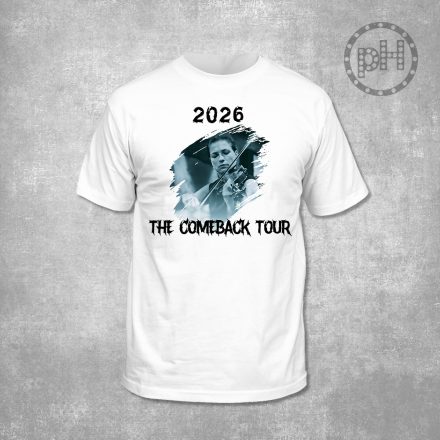 Varga Judit Comeback tour környakú fehér póló